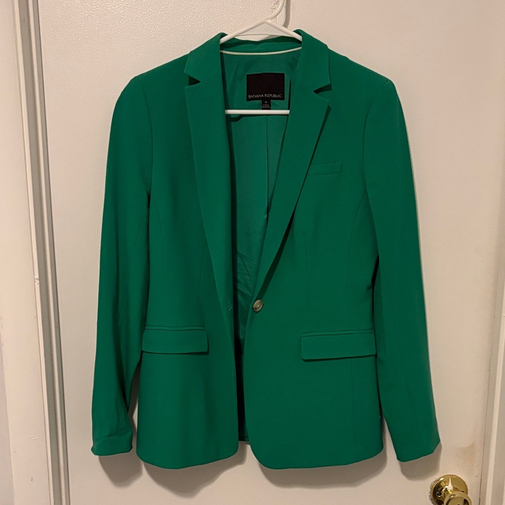 Banana Republic Vibrant Green Women’s Blazer